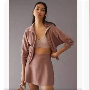 NWT Daily practice by Anthropologie Daintree sweater skirt set MEDIUM